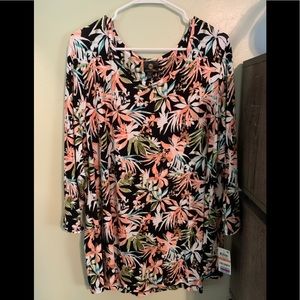 3/4 Sleeve Blouse 3X